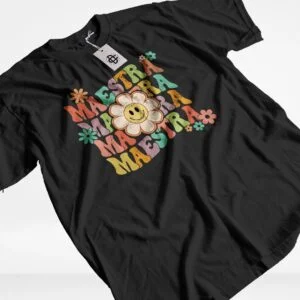 Camiseta "Maestra" Hippie
