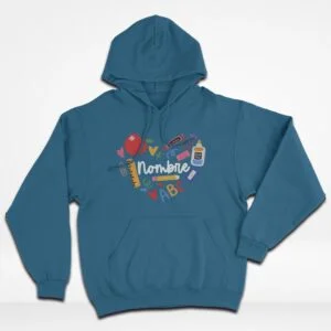 Sudadera Capucha Teacher Corazon