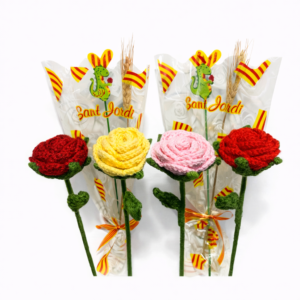 Rosa crochet Sant Jordi